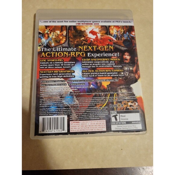 Untold Legends: Dark Kingdom (Sony PlayStation 3, 2006) - Picture 3 of 3